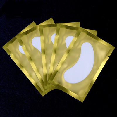 50 párov štepených mihalníc, izolát, kolagénová očná náplasť na spodné mihalnice, rastlinná očná náplasť na mihalnice