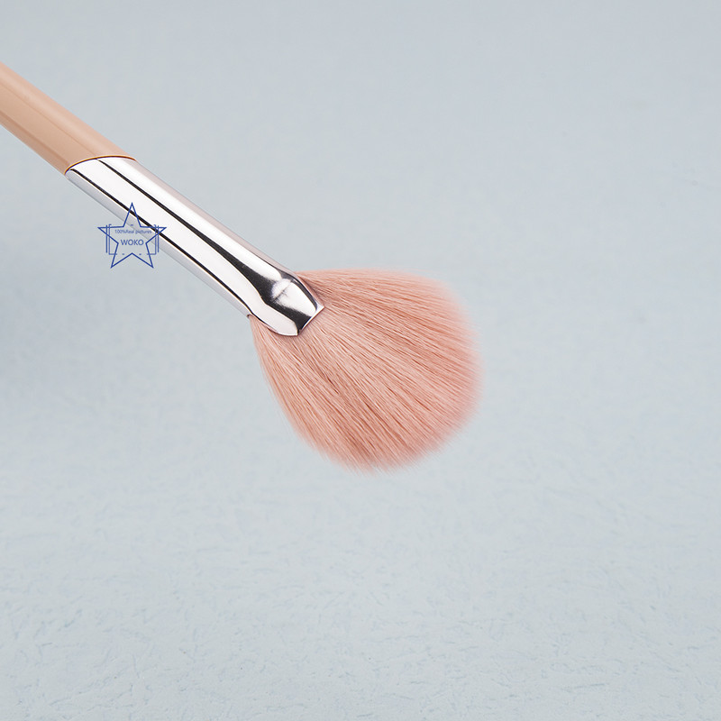 Veido ventiliatoriaus šepetėlis Fashion Fenty Style makiažo šepetėlis rožinis profesionalus makiažo ventiliatoriaus šepetėlis ventiliatoriaus dažai paryškinantis ventiliatoriaus šepetėlis 211#