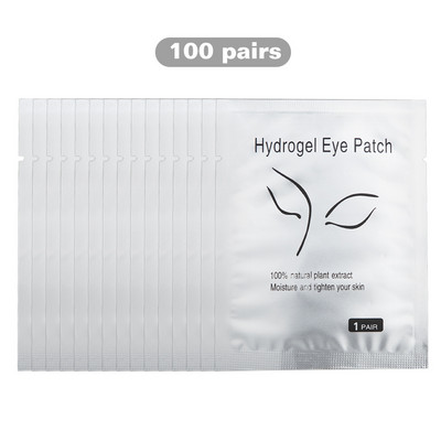 100 porų/pak. Nauji popieriniai pleistrai Blakstienų po akimis pagalvėlės Blakstienų priauginimas Popierius pleistrai Akių patarimai Lipdukų įvyniojimai Makiažo įrankiai