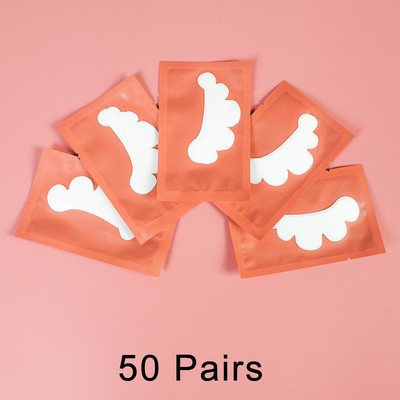 50/100 porų pleistrų, skirtų kurti be pūkelių blakstienų pleistras, nekenksmingas odai po akimis. Pagalvėlės nuo blakstienų priauginimo apsaugos priemonės