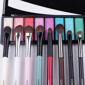 MyDestiny 9db professzionális natúr póni haj smink ecsetek szett-Eye Shadow&Eye szemöldök&orrfesték&Blending&Recealer&szemceruza