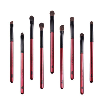MyDestiny 9db professzionális natúr póni haj smink ecsetek szett-Eye Shadow&Eye szemöldök&orrfesték&Blending&Recealer&szemceruza