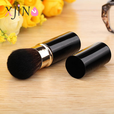 XJING sissetõmmatav meigipintsel Üks suur puuder ja kaanega põsepunapintsel Mugavad naiste meigipintslid Ilutööriistad Maquillage