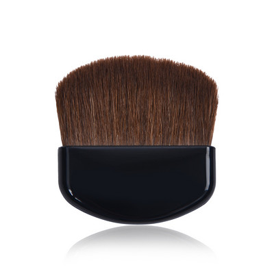 Четка за хайлайтър Blush Halo Dyeing Brush Мини насипна пудра Инструменти за грим Тънък естествен конски косъм Преносима плоска четка Инструмент за грим