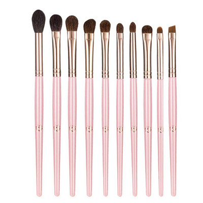 Energijos akių makiažo šepetėliai Rankų darbo gamtos plaukams akių šešėlių šepetėlių rinkinys, skirtas maišyti šešėliuojančius blakstienų kontūrus antakių šepetėlių rinkinys