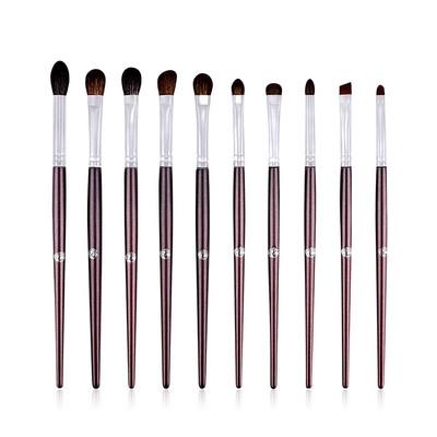 Energijos akių makiažo šepetėliai Rankų darbo gamtos plaukams akių šešėlių šepetėlių rinkinys, skirtas maišyti šešėliuojančius blakstienų kontūrus antakių šepetėlių rinkinys