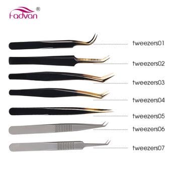 Tweezers FADVAN Eyelash Extensions For Lash Artists