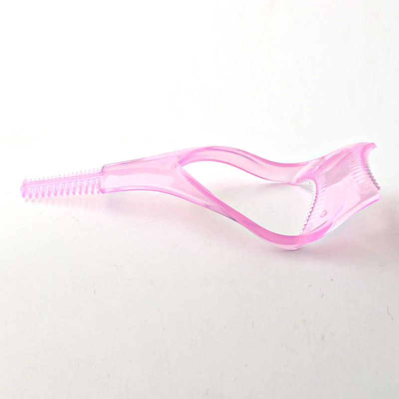 Blakstienų įrankiai 3 viename Makiažas Mascara Shield Guard Curler Aplikatorius Šukos Vadovo kortelė Makiažo priemonė Grožio Kosmetikos Priemonė Dropship