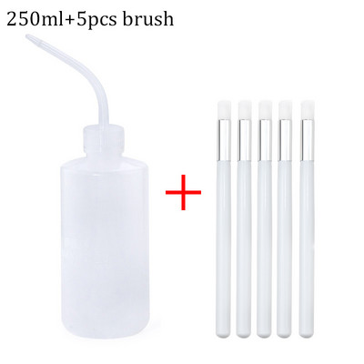 Naujas krištolo blakstienų valymo šepetėlis švarus prausimosi buteliukas alkūnės ilgio vamzdelis siauras burnos grožio priežiūros makiažo įrankis blakstienos priedai