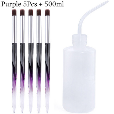 Naujas krištolo blakstienų valymo šepetėlis švarus prausimosi buteliukas alkūnės ilgio vamzdelis siauras burnos grožio priežiūros makiažo įrankis blakstienos priedai