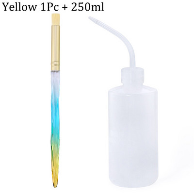 Naujas krištolo blakstienų valymo šepetėlis švarus prausimosi buteliukas alkūnės ilgio vamzdelis siauras burnos grožio priežiūros makiažo įrankis blakstienos priedai