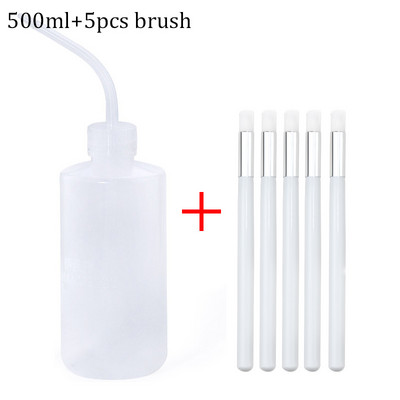 Naujas krištolo blakstienų valymo šepetėlis švarus prausimosi buteliukas alkūnės ilgio vamzdelis siauras burnos grožio priežiūros makiažo įrankis blakstienos priedai