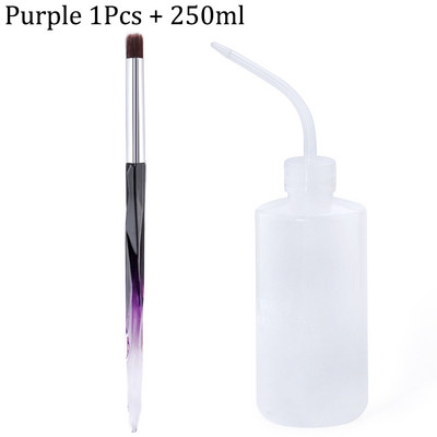 Naujas krištolo blakstienų valymo šepetėlis švarus prausimosi buteliukas alkūnės ilgio vamzdelis siauras burnos grožio priežiūros makiažo įrankis blakstienos priedai