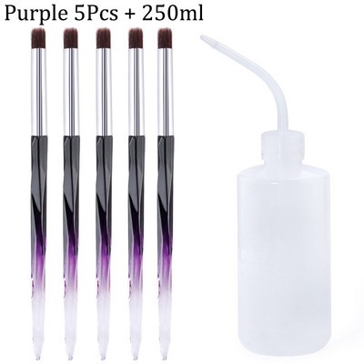 Naujas krištolo blakstienų valymo šepetėlis švarus prausimosi buteliukas alkūnės ilgio vamzdelis siauras burnos grožio priežiūros makiažo įrankis blakstienos priedai