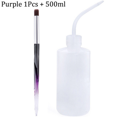 Naujas krištolo blakstienų valymo šepetėlis švarus prausimosi buteliukas alkūnės ilgio vamzdelis siauras burnos grožio priežiūros makiažo įrankis blakstienos priedai