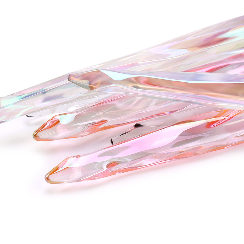 Naujas krištolo blakstienų valymo šepetėlis švarus prausimosi buteliukas alkūnės ilgio vamzdelis siauras burnos grožio priežiūros makiažo įrankis blakstienos priedai