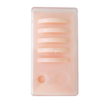 2 σε 1 παλέτα ψεύτικων βλεφαρίδων Stand Pad Pallet Lashes Glue Hole with Dustproof Cover Fake Lashes Extension Tool Storage Box