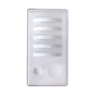 2 viename netikrų blakstienų paletės stovo padėklo padėklų blakstienų klijų laikiklis su dulkėms atspariu dangteliu netikrų blakstienų priauginimo įrankių laikymo dėžute