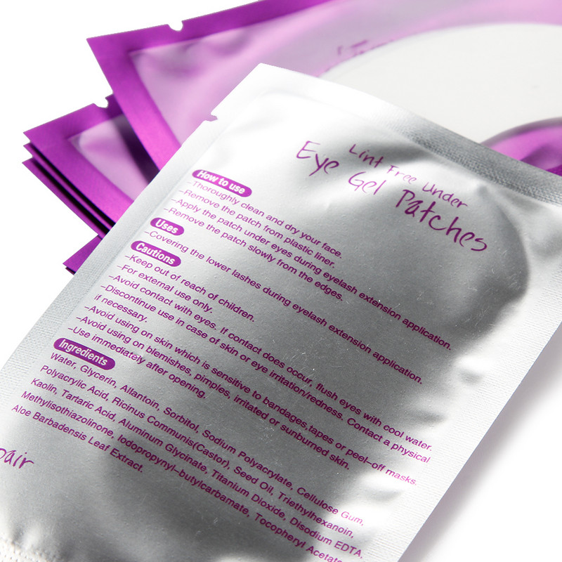 200/400 porų blakstienų priauginimo hidrogelio pleistrai blakstienos po akimis. reikmenys pleistrai blakstienų priauginimui, makiažo priemonė