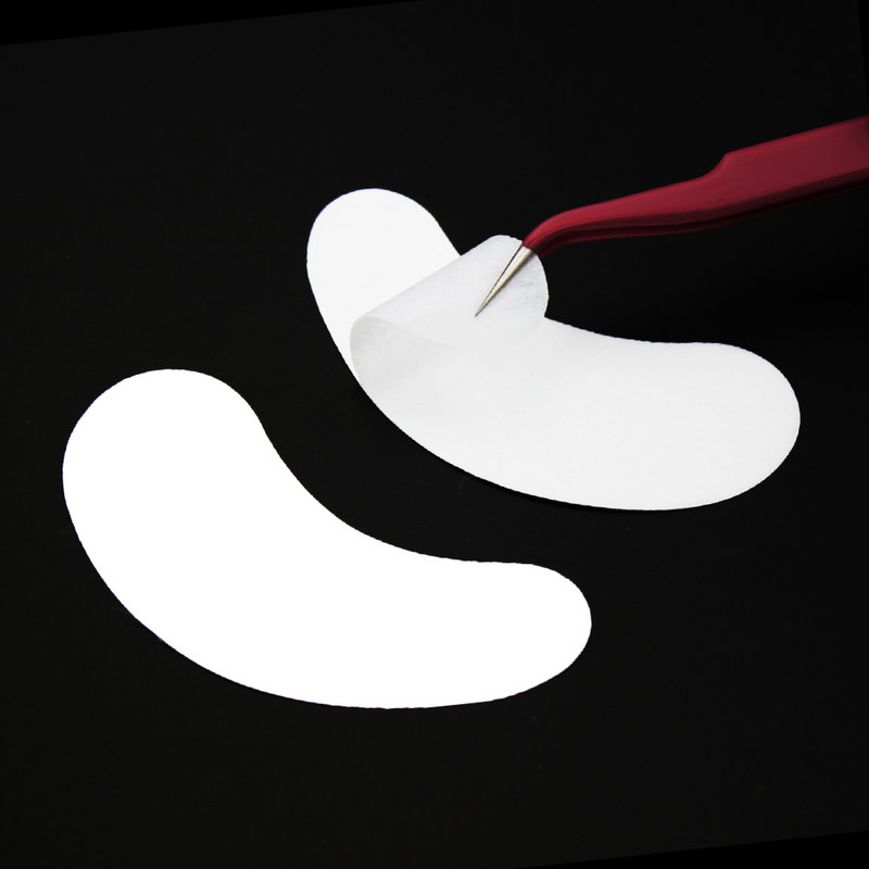 50/100 porų Popieriniai pleistrai blakstienos po akimis pagalvėlės Blakstienų priauginimas popierinis pleistras akių lipdukai lipdukai pakavimas makiažo priemonės