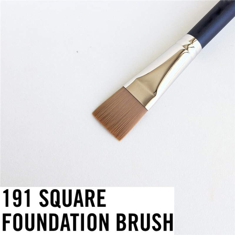 Cosmetic 191 Flat Square Foundation Brush Liquid Cream Mask Pensie de vopsea pentru Make Up Blender Tool