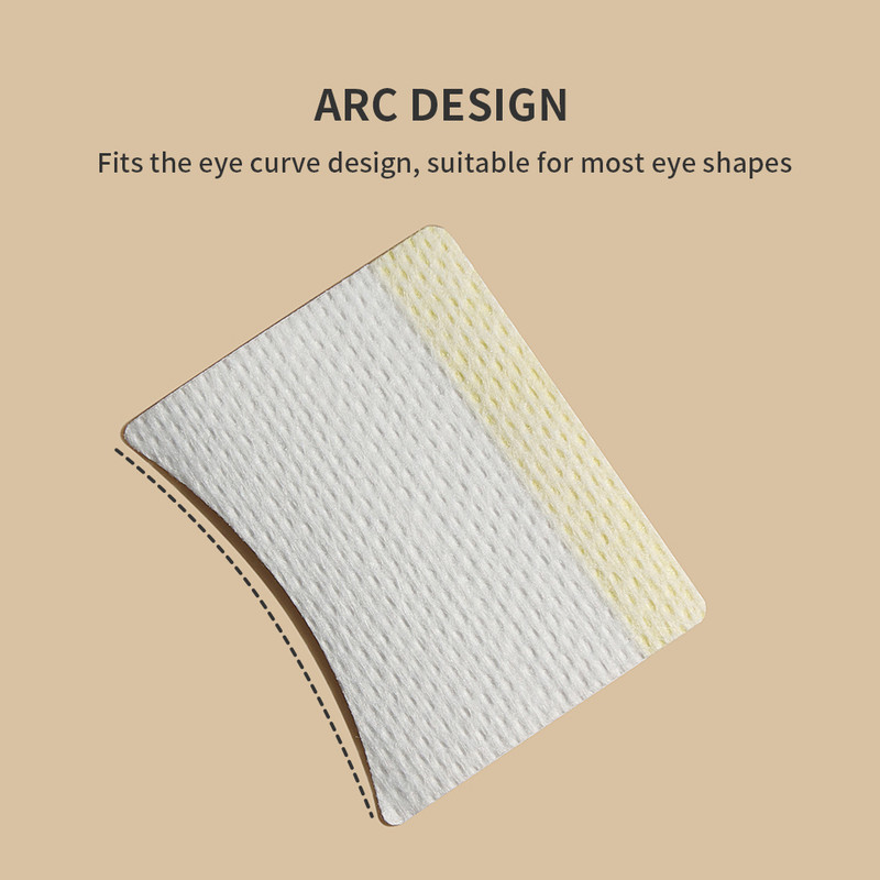 GLAMLASH 40 vnt. vienkartinis medvilninis blakstienų pleistras lipdukas, skirtas akių pagalvėlių nuėmimui.