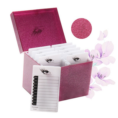 4 culori, 10 straturi, cutie de depozitare pentru gene, organizator de machiaj, lipici pentru gene, palet, suport pentru gene, altoit, instrumente de extensie a genelor