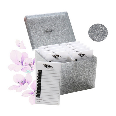 4 culori, 10 straturi, cutie de depozitare pentru gene, organizator de machiaj, lipici pentru gene, palet, suport pentru gene, altoit, instrumente de extensie a genelor