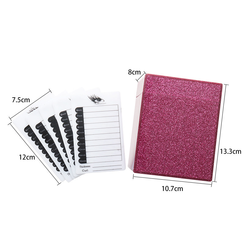 4 culori, 10 straturi, cutie de depozitare pentru gene, organizator de machiaj, lipici pentru gene, palet, suport pentru gene, altoit, instrumente de extensie a genelor