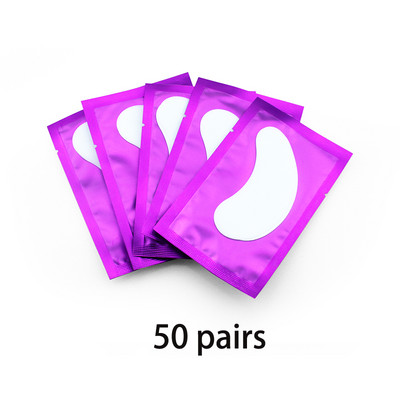 10/50/100 bucăți de plasturi pentru extensie de gene, autocolante din hârtie sub tampoane pentru ochi, plasturi hidratanți fără scame pentru gene false