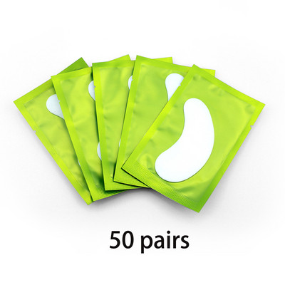 10/50/100 bucăți de plasturi pentru extensie de gene, autocolante din hârtie sub tampoane pentru ochi, plasturi hidratanți fără scame pentru gene false