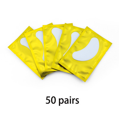 10/50/100 bucăți de plasturi pentru extensie de gene, autocolante din hârtie sub tampoane pentru ochi, plasturi hidratanți fără scame pentru gene false