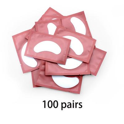 10/50/100 bucăți de plasturi pentru extensie de gene, autocolante din hârtie sub tampoane pentru ochi, plasturi hidratanți fără scame pentru gene false