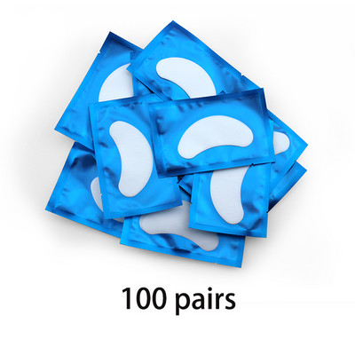 10/50/100 bucăți de plasturi pentru extensie de gene, autocolante din hârtie sub tampoane pentru ochi, plasturi hidratanți fără scame pentru gene false