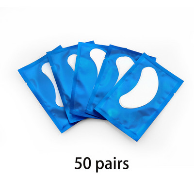 10/50/100 bucăți de plasturi pentru extensie de gene, autocolante din hârtie sub tampoane pentru ochi, plasturi hidratanți fără scame pentru gene false