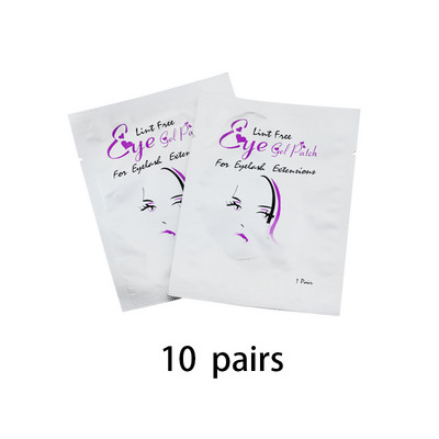 10/50/100 bucăți de plasturi pentru extensie de gene, autocolante din hârtie sub tampoane pentru ochi, plasturi hidratanți fără scame pentru gene false