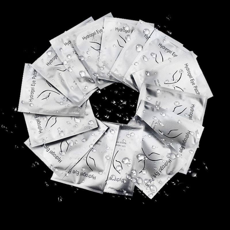10/50/100 bucăți de plasturi pentru extensie de gene, autocolante din hârtie sub tampoane pentru ochi, plasturi hidratanți fără scame pentru gene false