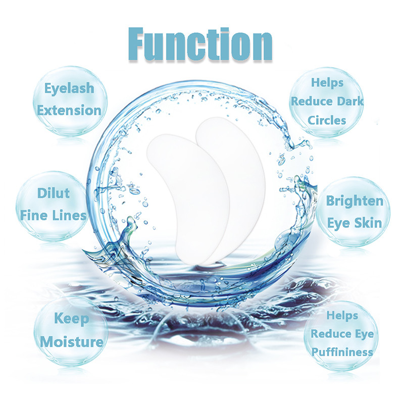 10/50/100 bucăți de plasturi pentru extensie de gene, autocolante din hârtie sub tampoane pentru ochi, plasturi hidratanți fără scame pentru gene false