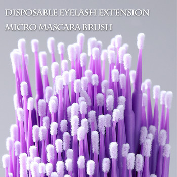 100 ΤΕΜ. Βαμβακερή μπατονέτα μιας χρήσης Mascara Applicator Brush Eyelash Supplies Individual Lashes Applicators Mascara Accessories