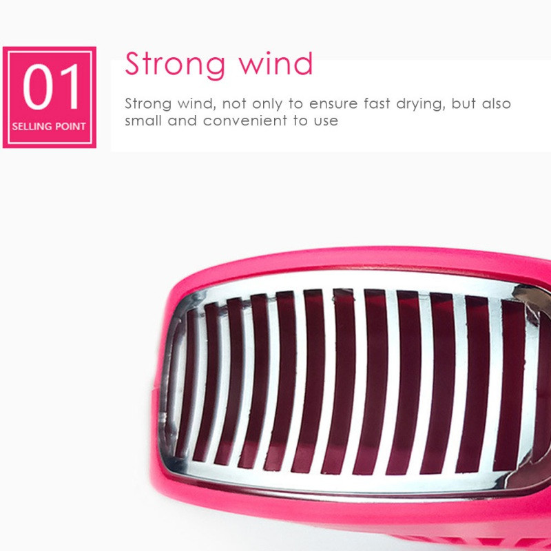 USB įkraunamas blakstienų ventiliatorius, rankinis mini ventiliatorius, akių blakstienas, greitas oro džiovintuvas, priauginimas nagų lako blakstienų tušo priedas