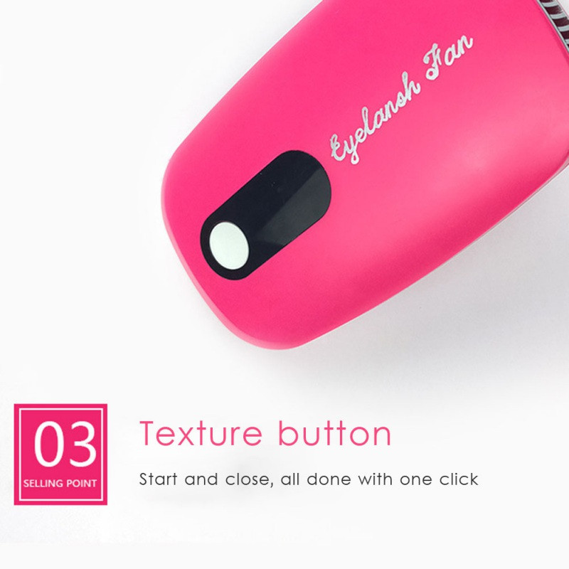 USB įkraunamas blakstienų ventiliatorius, rankinis mini ventiliatorius, akių blakstienas, greitas oro džiovintuvas, priauginimas nagų lako blakstienų tušo priedas