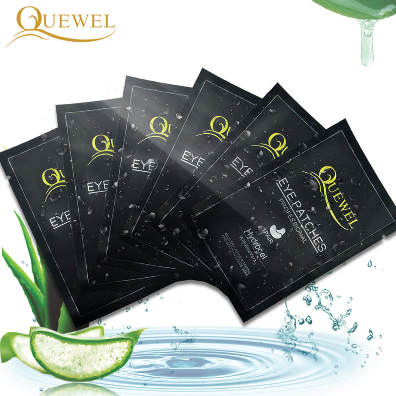 Quewel 50 pari/pakiranje Jastučići za trepavice ispod očiju za umjetne trepavice Flasteri Jastučići za oči Ekstenzije trepavica Papirnati flasteri Naljepnice za trepavice