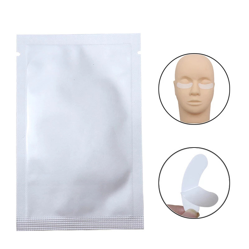 Patch-uri pentru gene din silicon noi Patch-uri 50 pachete sub ochi pentru extensie de gene Nr. 2 Tipuri groase Tampoane pentru ochi Instrumente pentru extensia genelor