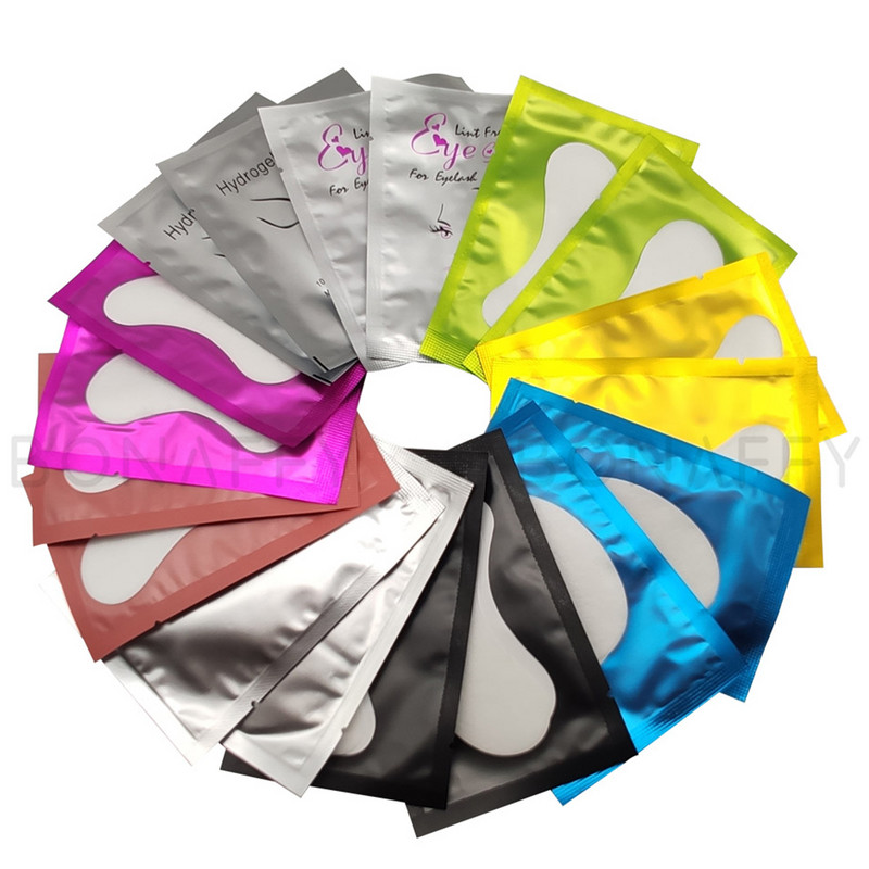 500 de perechi Patch-uri de hârtie pentru extensie de gene Autocolante pentru altoire pentru ochi Tampoane de sub ochi pentru gene fără scame Patch-uri de hârtie pentru ochi Sfaturi Autocolant