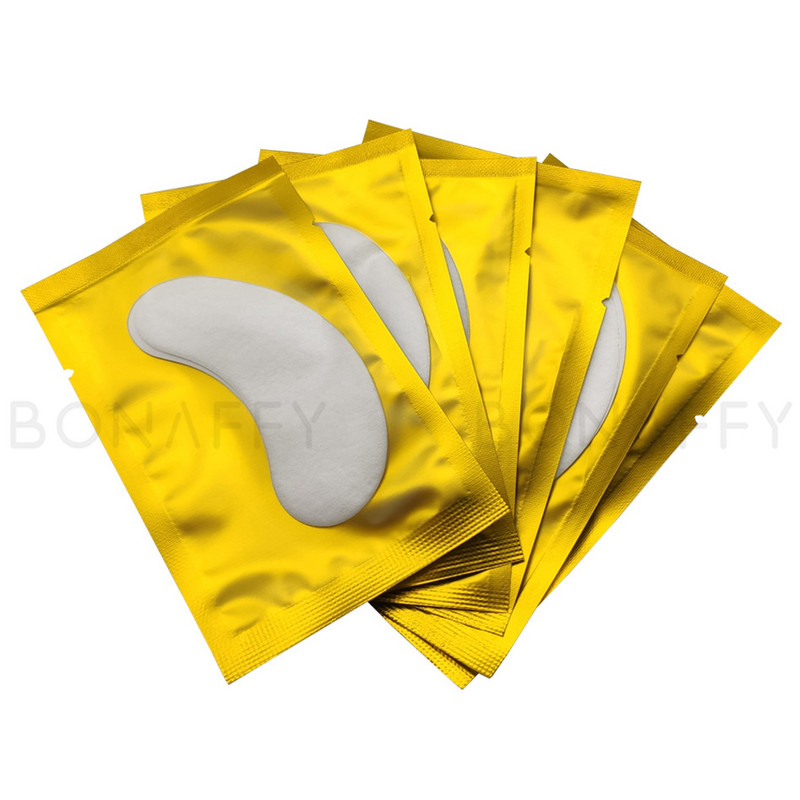 500 de perechi Patch-uri de hârtie pentru extensie de gene Autocolante pentru altoire pentru ochi Tampoane de sub ochi pentru gene fără scame Patch-uri de hârtie pentru ochi Sfaturi Autocolant