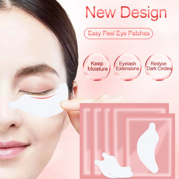 100 Pairs Eyelashes Patch Επέκταση βλεφαρίδων Patch Under Eye Patches Lashes Extension Gel Pad Hydrogel Patches Eyelash Eye Pads