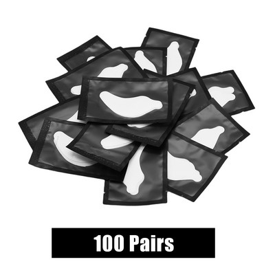 100 párov náplastí na mihalnice, náplasti na predlžovanie mihalníc, náplasti pod oči, gélové vankúšiky na predlžovanie mihalníc, hydrogélové náplasti, vankúšiky na mihalnice