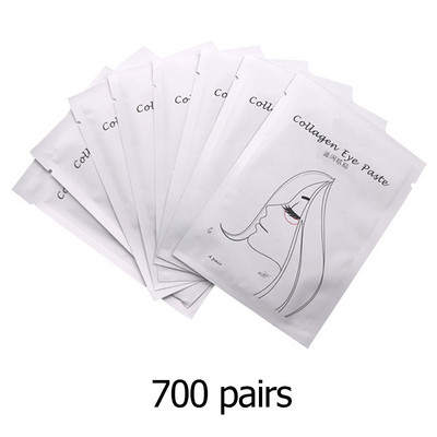 500/700 de perechi Tampoane de extensie a genelor Plasture cu gel Altoire de gene Plascuri sub ochi Tampoane fără scame Autocolant pentru ochi Învelișuri Instrumente de machiaj