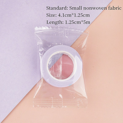 Bandă pentru gene 5 role Bandă adezivă nețesută, respirabilă, pentru patch-uri autocolante pentru ochi, altoirea genelor false Instrument de machiaj
