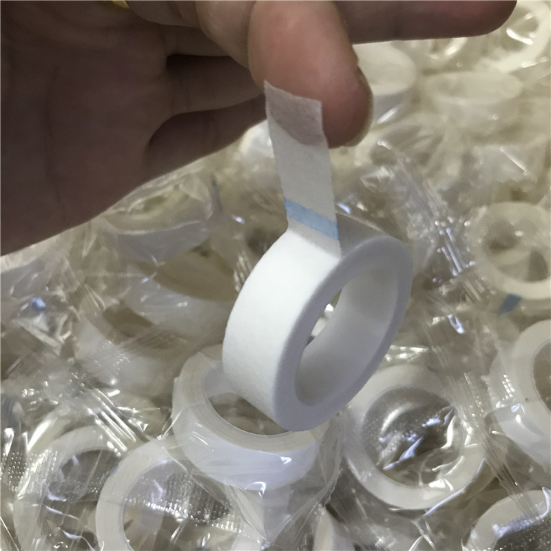 Extensie de gene sub plasture Bandă medicală adezivă nețesută respirabilă pentru grefa gene false Tampoane pentru ochi fără scame